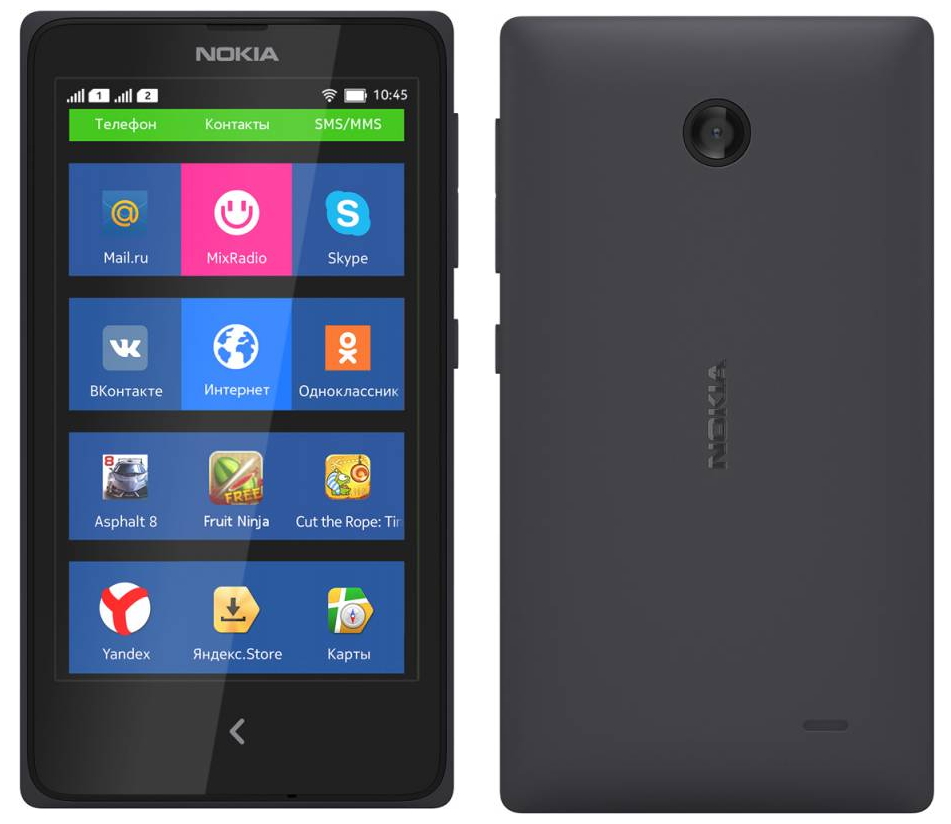    Nokia X Dual Sim -  9