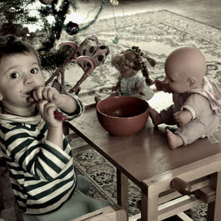 куклы тоже хотят кушать