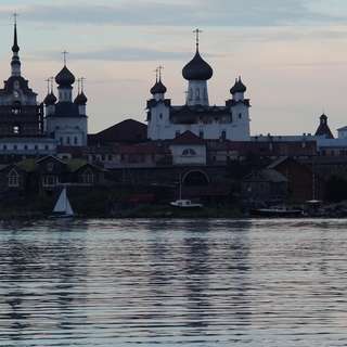 Соловецкий монастырь с Белого моря