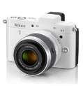 Беззеркальный фотоаппарат Nikon 1 V1 WH Kit + 10-30mm + 30-110mm