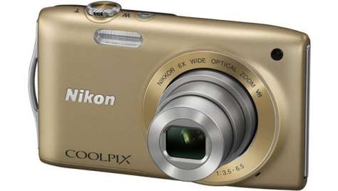 Компактный фотоаппарат Nikon COOLPIX S3300 Gold