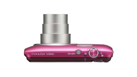 Компактный фотоаппарат Nikon COOLPIX S3500 Pink Lineart