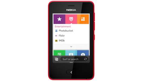 Смартфон Nokia Asha 501 red