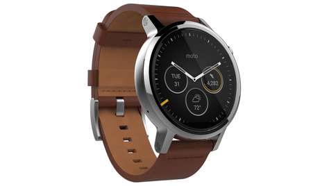 Умные часы Motorola Moto 360 v2 46mm Leather