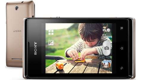 Смартфон Sony Xperia E dual gold