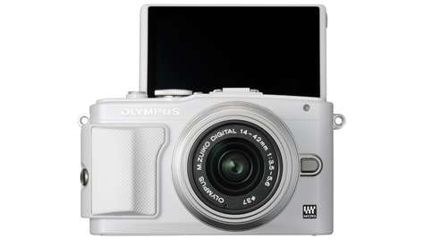 Беззеркальный фотоаппарат Olympus PEN E-PL6 с объективом 14–42 белый