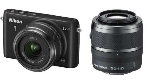 Беззеркальный фотоаппарат Nikon 1 S2 Kit 1 NIKKOR 11–27,5 мм + VR 30–110 мм. Black