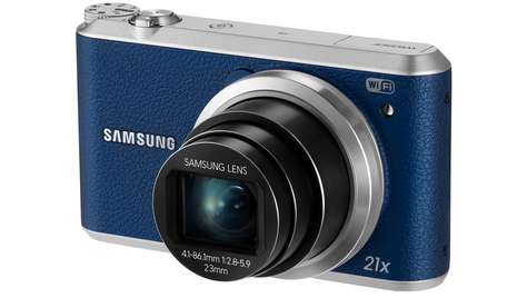 Компактный фотоаппарат Samsung WB 350 F Blue