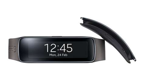 Умные часы Samsung Gear Fit SM-R350 Gray