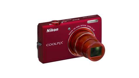 Компактный фотоаппарат Nikon COOLPIX S6200 Red