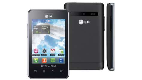 Смартфон LG Optimus L3 Dual E405 black