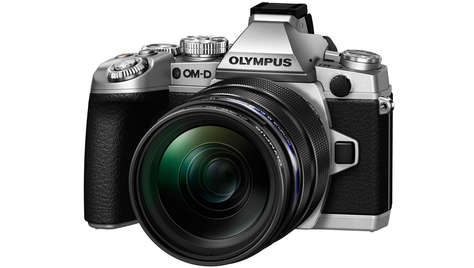Беззеркальный фотоаппарат Olympus OM-D E-M 1 Silver Kit (с объективом 12–40)