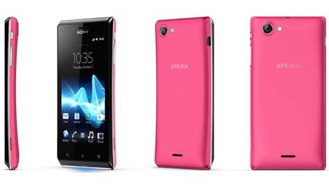 Смартфон Sony Xperia J pink