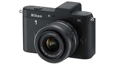 Беззеркальный фотоаппарат Nikon 1 V1 BK Kit + 10-30mm VR