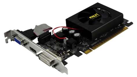 Видеокарта Palit GeForce GT 610 810Mhz PCI-E 2.0 1024Mb 1070Mhz 64 bit (NEAT6100HD06)