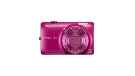 Компактный фотоаппарат Nikon COOLPIX S6300 Pink