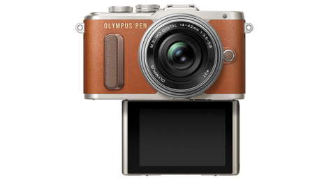 Беззеркальный фотоаппарат Olympus PEN E-PL8 Kit 14-42 EZ Pancake Brown