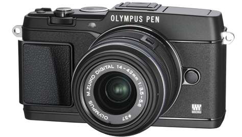 Беззеркальный фотоаппарат Olympus PEN E-P5 с объективом 14–42
