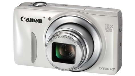 Компактный фотоаппарат Canon PowerShot SX 600 HS White