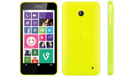 Смартфон Nokia Lumia 630 Yellow