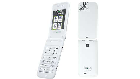 Мобильный телефон Lexand A2 Flip White