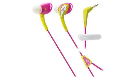Наушник Audio-Technica ATH-SPORT2 Yellow-Pink