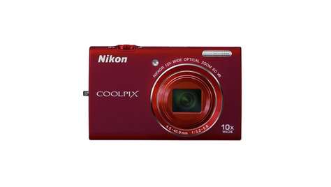 Компактный фотоаппарат Nikon COOLPIX S6200 Red