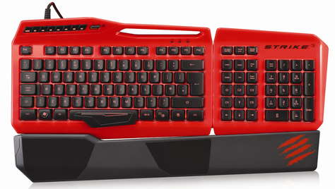 Клавиатура Mad Catz S.T.R.I.K.E. 3 Gaming Keyboard Red