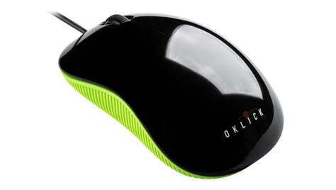 Компьютерная мышь Oklick 165M Optical mouse Black-Green