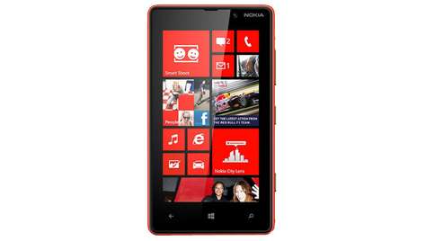 Смартфон Nokia LUMIA 820 red