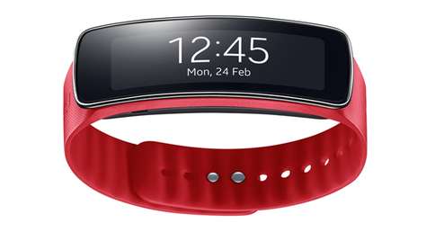 Умные часы Samsung Gear Fit SM-R350 Red
