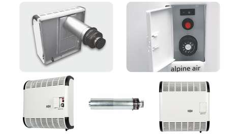 Газовый обогреватель Alpine NGS-40 (AC-4) (в комплекте с дымоходом)