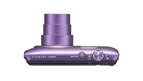 Компактный фотоаппарат Nikon COOLPIX S3500 Purple