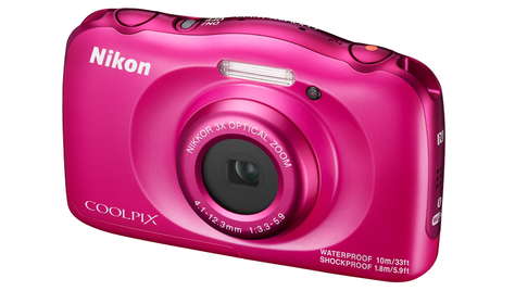 Компактный фотоаппарат Nikon COOLPIX W100 Pink