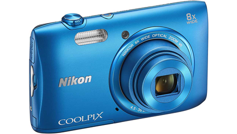 Компактный фотоаппарат Nikon COOLPIX S 3600 Blue