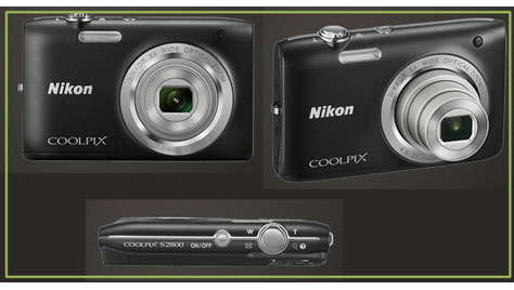 Компактный фотоаппарат Nikon COOLPIX S 2800 Black