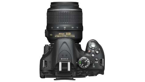 Зеркальный фотоаппарат Nikon D5200 kit 18-55 VR+ 55-200 VR Black