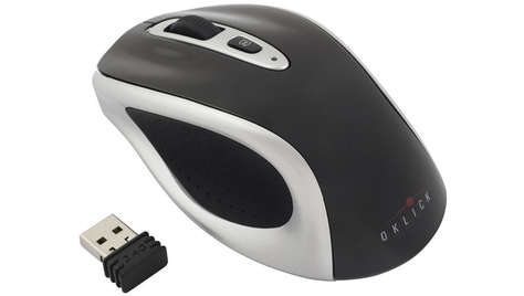 Компьютерная мышь Oklick 404 MW Lite Wireless Optical Mouse Silver
