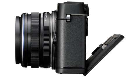 Беззеркальный фотоаппарат Olympus PEN E-P5 17 мм 1:1,8 с видоискателем VF-4 черный