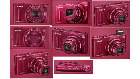 Компактный фотоаппарат Nikon COOLPIX S 9600 Red