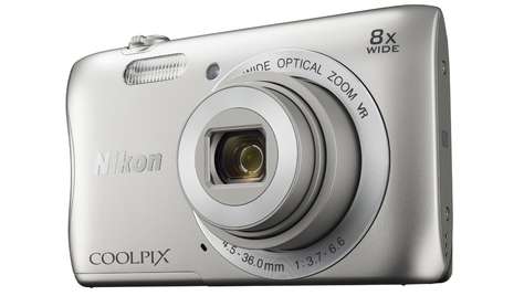 Компактный фотоаппарат Nikon COOLPIX S 3700 Silver