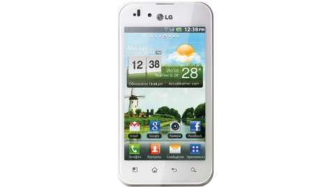 Смартфон LG Optimus 3D Max P725 white