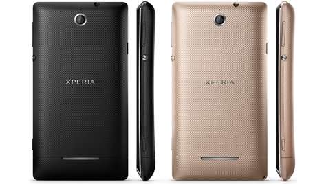 Смартфон Sony Xperia E dual gold
