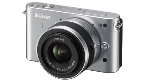 Беззеркальный фотоаппарат Nikon 1 J2 SL Kit + 10-30mm + 30-110mm