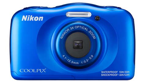 Компактный фотоаппарат Nikon COOLPIX W100 Blue