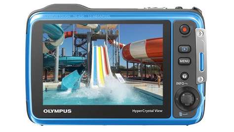 Компактный фотоаппарат Olympus TG-620 бирюзовый