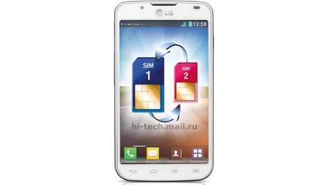 Смартфон LG Optimus L7 Dual P715 white