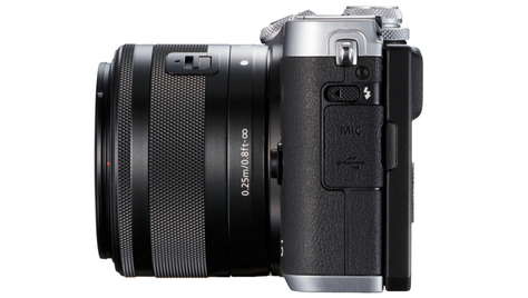 Беззеркальная камера Canon EOS M6 Kit 15-45 mm IS STM Silver
