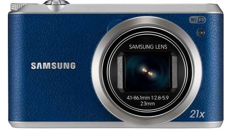 Компактный фотоаппарат Samsung WB 350 F Blue