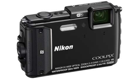 Компактный фотоаппарат Nikon COOLPIX AW130 Black